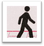 Generic pedestrian sign